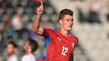 Patrik Schick feiert einen seiner Treffer für die tschechische U21