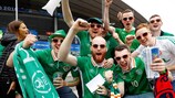 Les fans de la République d'Irlande