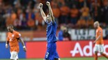Birkir Sævarsson marcó su primer gol con Islandia