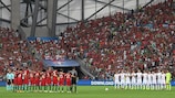 Aficionados y jugadores aplaudieron en Marsella