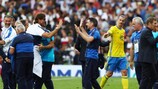 Zlatan Ibrahimović après la défaite contre l'Italie