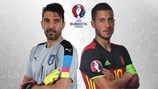 Gianluigi Buffon and Eden Hazard will come up against each other today