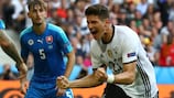 Mario Gomez has scored twice at the tournament for Germany so far
