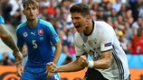 Mario Gomez já marcou dois golos pela Alemanha neste EURO