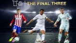 Antoine Griezmann, Cristiano Ronaldo and Gareth Bale are the final three nominees