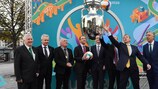 O lançamento da imagem de Dublin, uma das cidades anfitriãs do EURO 2020