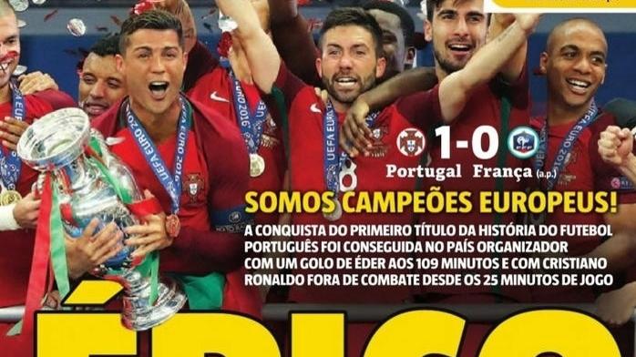 Todos os jogos de Portugal no Euro 2016 na última semana do ano