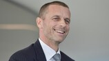 Il Presidente UEFA Aleksander Čeferin