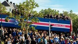 Исландия встречает футбольную сборную