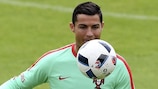 Cristiano Ronaldo will face club-mate Gareth Bale
