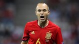 SIx-time EURO man of the match Andrés Iniesta