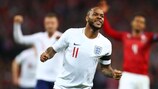 Raheem Sterling scored a hat-trick for England