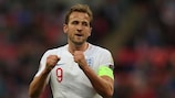 Harry Kane spera di interrompere il lungo digiuno di vittorie dell'Inghilterra lungo 53 anni nella fase finale in Portogallo