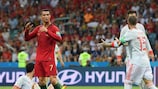 Cristiano Ronaldo empata a una España rebelde