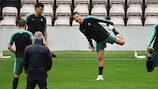 Cristiano Ronaldo beim Training in Boavistas Estádio do Bessa