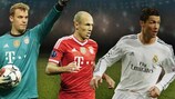 Neuer, Robben, Ronaldo les meilleurs