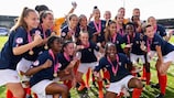 France celebrate their victory in the final