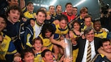 Baggio da la victoria al Parma
