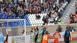 Les débuts européens du FC Sibir Novosibirsk face à l'Apollon Limassol FC lors du match aller