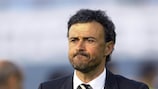 Luis Enrique reacts after Celta's 2-0 victory over Real Madrid CF earlier this month