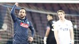 Gonzalo Higuaín a marqué un triplé pour Naples