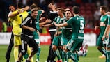 Rapid Wien rejoice after eliminating Ajax