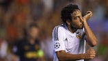 Daniel Parejo tras marcar el segundo gol del Valencia