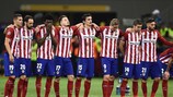 Les joueurs de l'Atlético déçus à San Siro