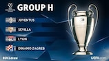 Análisis del Grupo H: Juventus, Sevilla, Lyon, Dínamo
