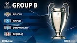 Análisis del Grupo B: Benfica, Napoli, Dynamo, Beşiktaş