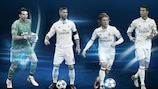 Buffon, Ramos, Modrić et Ronaldo distingués