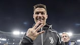 Cristiano Ronaldo tras marcar un 'hat-trick' en los octavos de final