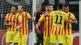 Leo Messi ha marcado un gol que ha permitido sumar un punto al Barça en San Siro