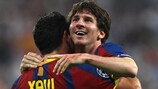 Lionel Messi e Xavi Hernández (FC Barcelona)
