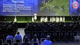 L'annonce des hôtes de l'UEFA EURO 2020, à Genève, en septembre