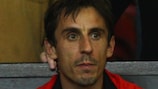 Gary Neville was in the Old Trafford crowd for the recent defeat of AS Roma