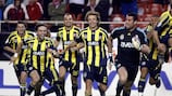 Fenerbahçe celebrate their shoot-out success