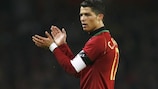 Portugal's Cristiano Ronaldo is the ambassador for the UEFA EURO 2008™ Score for the Red Cross campaign