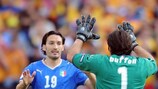 Gianluca Zambrotta was grateful for Gianluigi Buffon's penalty save against Romania