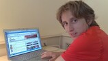 Luke Modrić was a star guest in the euro2008.com chatroom