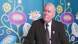 Wałęsa underlines Poland's EURO ambitions