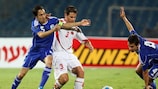 Yossi Benayoun (left) scored a hat-trick in Israel's opening qualifier against Malta