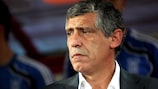 Fernando Santos looks on during his side's draw against Georgia