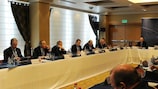 The UEFA Executive Committee holds its next meeting at the end of May