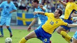Sweden and San Marino met twice in UEFA EURO 2004 qualifying