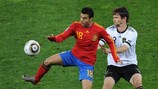 Arne Friedrich (right) in action against Spain in last month's FIFA World Cup semi-final