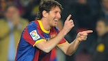 Lionel Messi was the key figure as Barcelona eliminated Arsenal last season