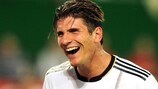 Mario Gomez hit both of Germany's goals in Vienna