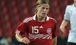 Lasse Schøne saiu do banco de suplentes para marcar o primeiro golo da Dinamarca frente à Islândia