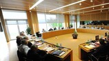 Das UEFA-Exekutivekomitee entscheidet in Nyon über die Geschicke des europäischen Fußballs